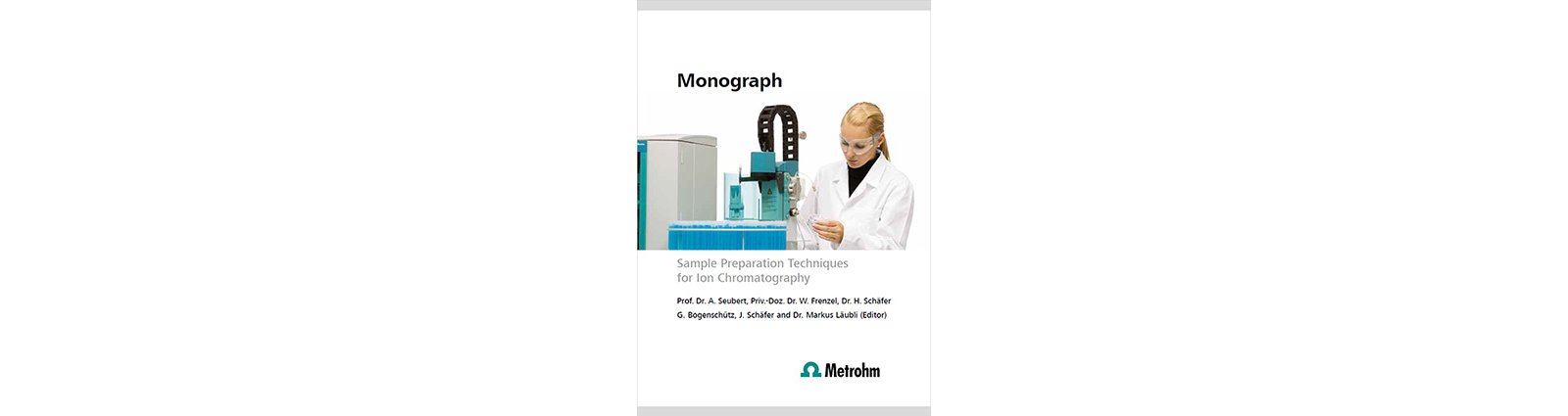 Monograph "Sample preparation techniques for ion chromatography"